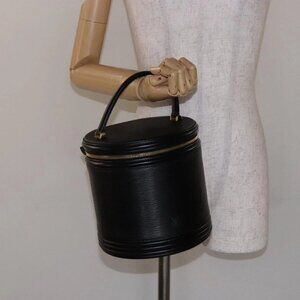 LOUIS VUITTON Epi Cannes Hand Bag Black M48032 LV Auth ep10803